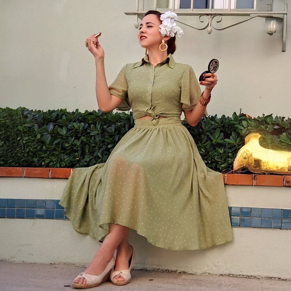 Dorothy Skirt in Sage